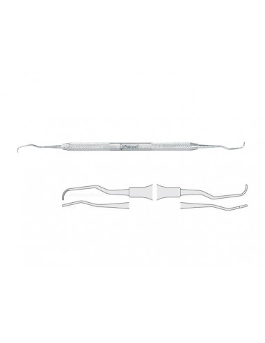 Classic-Round Curette Gracey Fig. 11/12 Top Quality  - Falcon Medical Italia