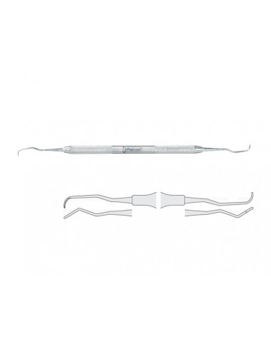 Classic-Round Curette Gracey Fig. 13/14 Top Quality  - Falcon Medical Italia
