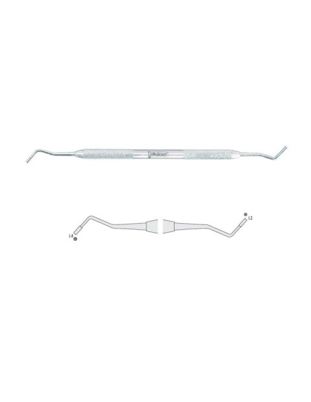 Classic-Round Otturatore Doppio Standard Zigrinato Fig. 1  - Falcon Medical Italia