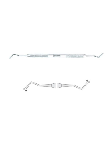 Classic-Round Otturatore Doppio Standard Zigrinato Fig. 2  - Falcon Medical Italia