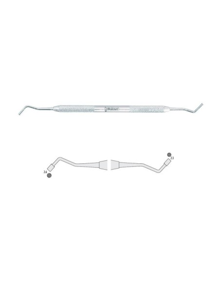Classic-Round Otturatore Doppio Standard Zigrinato Fig. 3  - Falcon Medical Italia