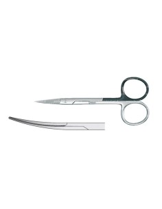 Forbici Falcon Curve 120mm con una lama dentata  - Falcon Medical Italia