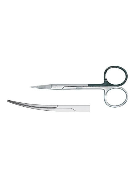 Forbici Falcon Curve 120mm con una lama dentata  - Falcon Medical Italia