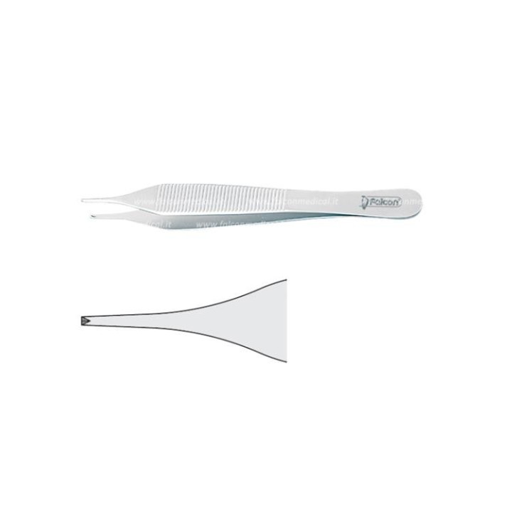 Pinzetta Chirurgica Adson 1x2 TH 120mm  - Falcon Medical Italia