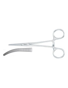 Pinza Emostatica Crile Curva 140mm  - Falcon Medical Italia