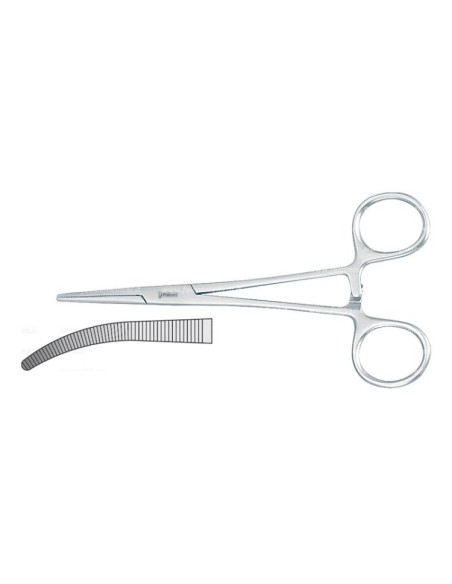 Pinza Emostatica Crile Curva 140mm  - Falcon Medical Italia