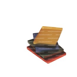 Vassoio non perforato 284 x 183 x 17 mm - Rosso  - Falcon Medical Italia