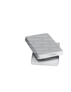 Coperchio non perforato per MAXI Vassoio 288 x 187 x 29 mm Argento  - Falcon Medical Italia