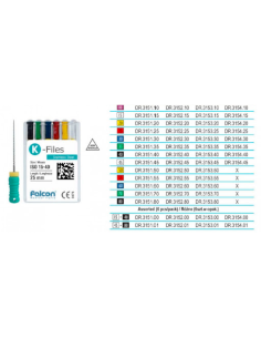 Lime in Acciaio Falcon Tipo K  - Falcon Medical Italia