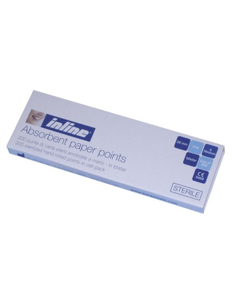 Punte di Carta assorbenti in Blister Sterile Inline  - Inline - BM Dentale