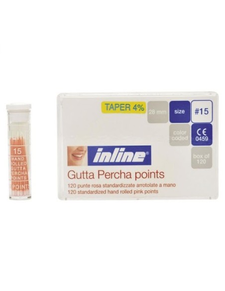 Coni di Guttaperca Inline Conicità 4/6%  - Inline - BM Dentale