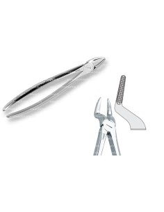 Pinza per Estrazione Mod. Europeo Fig. 51A  - Falcon Medical Italia