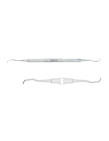 Classic-Round Curette Gracey Fig. 1/2 Top Quality  - Falcon Medical Italia