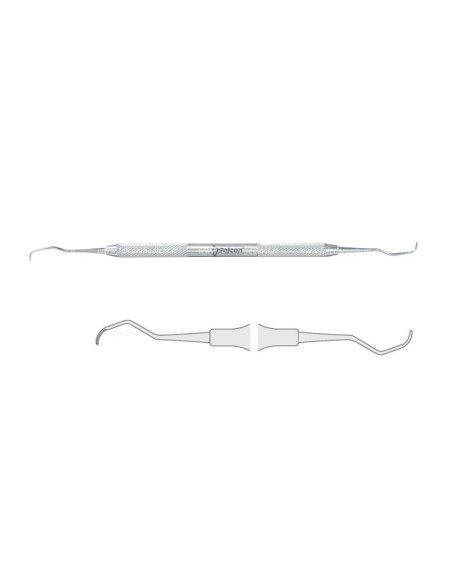 Classic-Round Curette Gracey Fig. 3/4 Top Quality  - Falcon Medical Italia